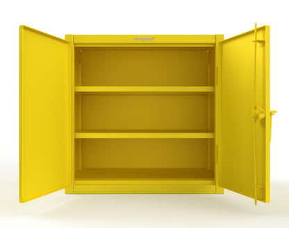 Extreme Duty 12 GA Counter-Height Cabinet with 2 Shelves - 36 In. W x 20 In. D x 36 In. H - 33-202-1021