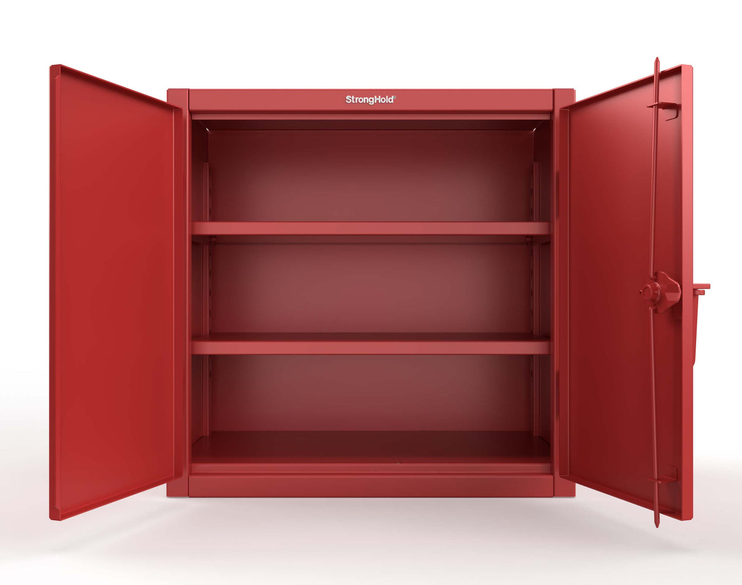 Extreme Duty 12 GA Counter-Height Cabinet with 2 Shelves - 36 In. W x 20 In. D x 36 In. H - 33-202-3001