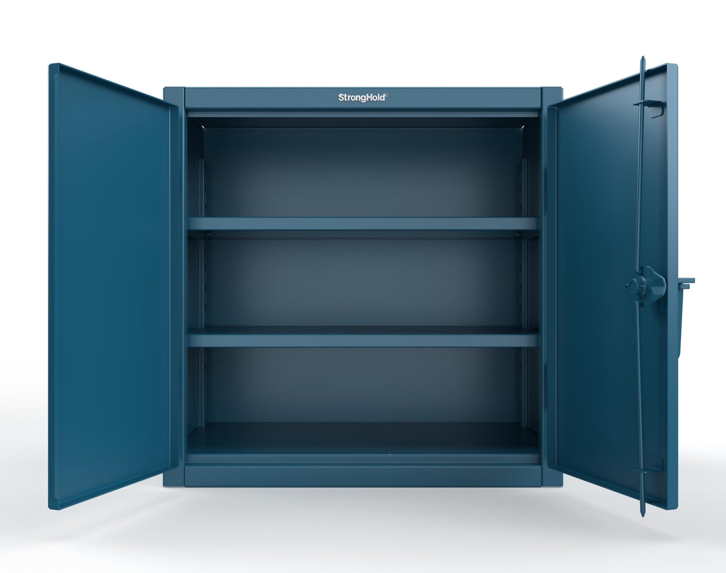 Extreme Duty 12 GA Counter-Height Cabinet with 2 Shelves - 36 In. W x 20 In. D x 36 In. H - 33-202-5001