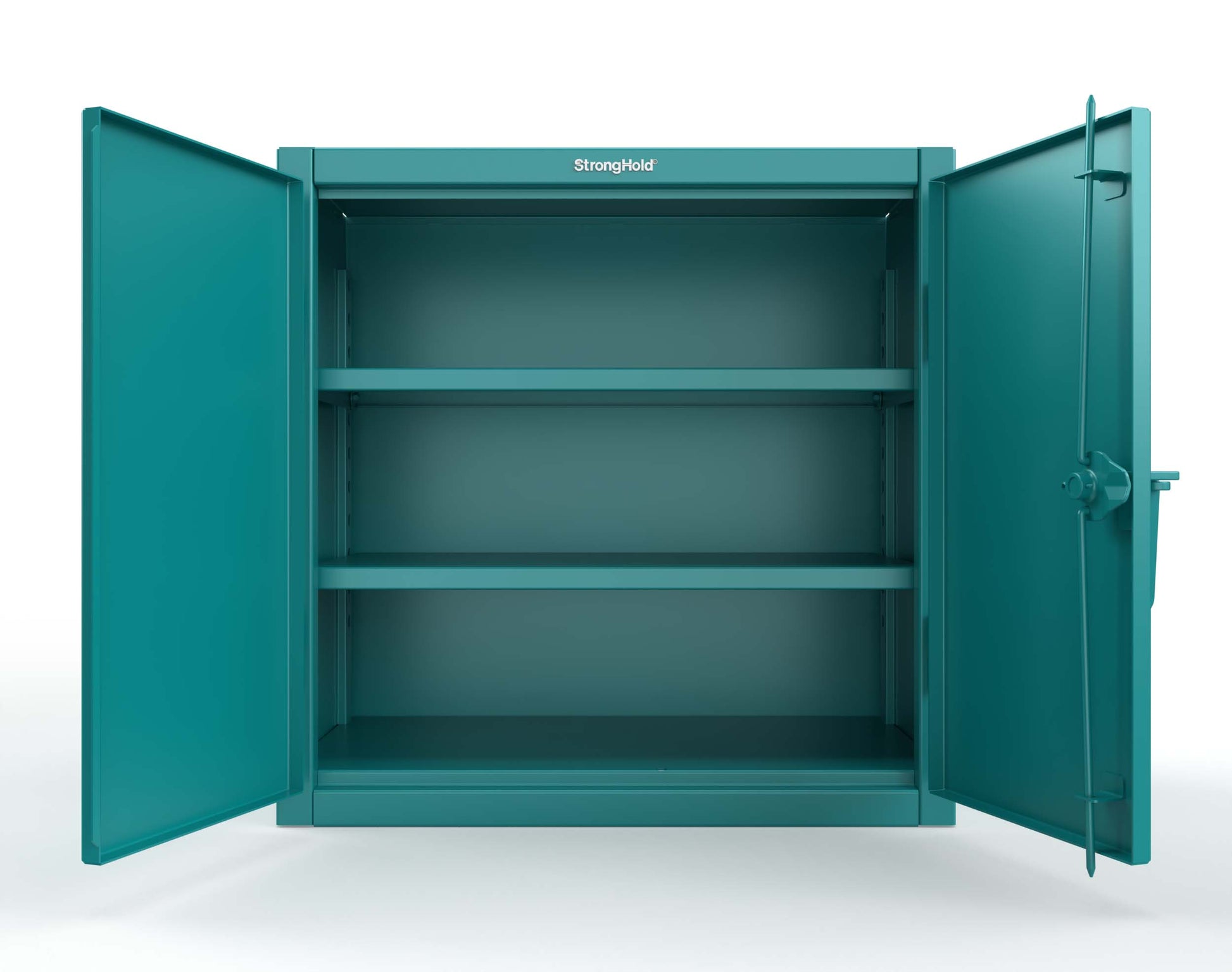 Extreme Duty 12 GA Counter-Height Cabinet with 2 Shelves - 36 In. W x 20 In. D x 36 In. H - 33-202-5021