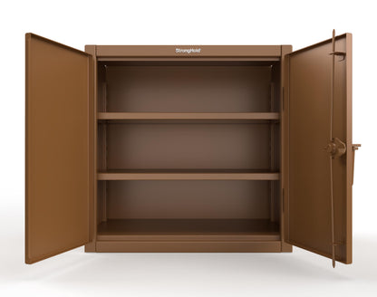 Extreme Duty 12 GA Counter-Height Cabinet with 2 Shelves - 36 In. W x 20 In. D x 36 In. H - 33-202-8008