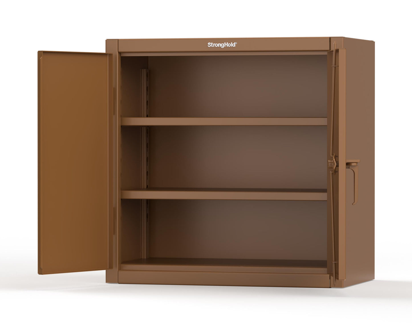 Extreme Duty 12 GA Counter-Height Cabinet with 2 Shelves - 36 In. W x 20 In. D x 36 In. H - 33-202-8008