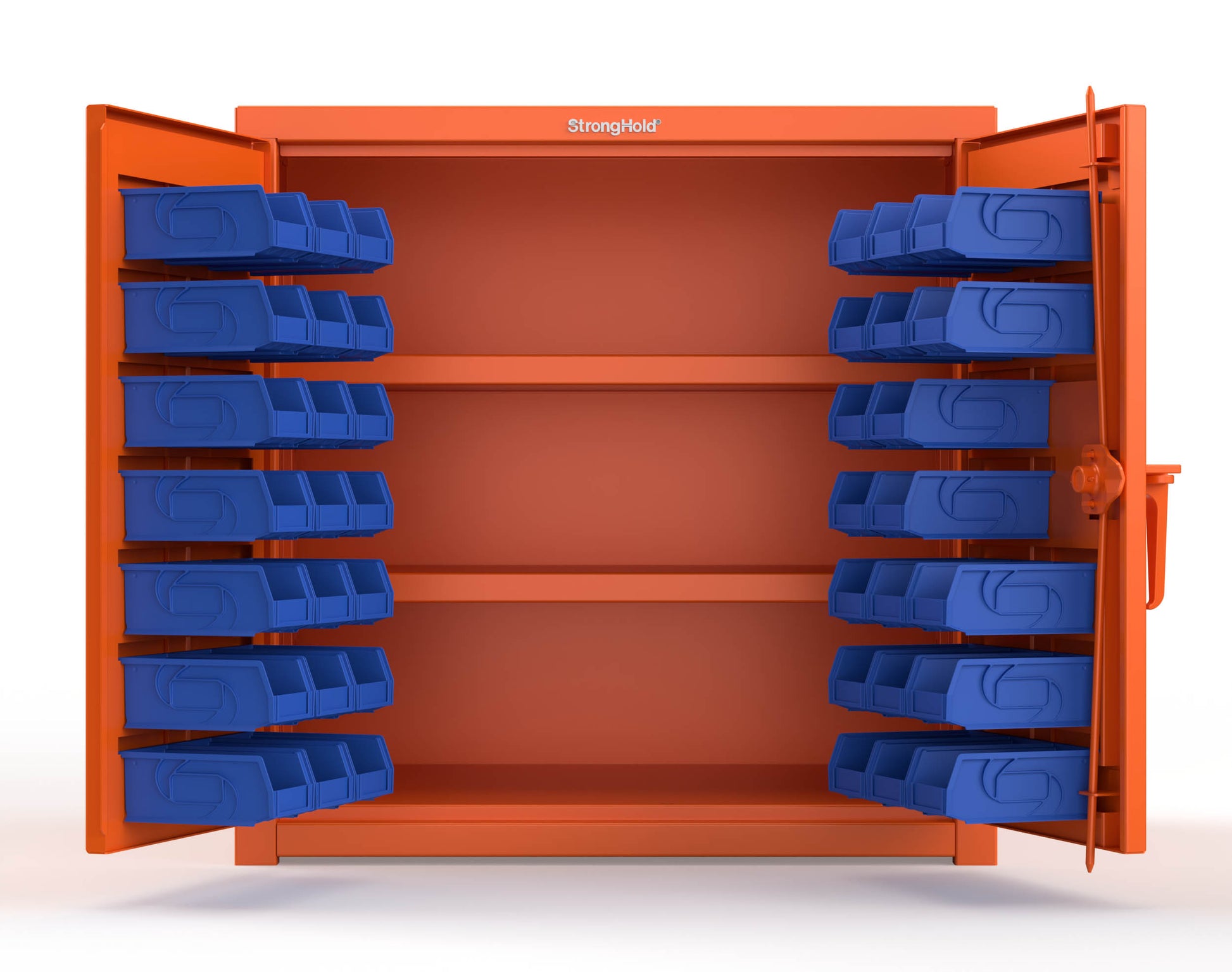 Orange (RAL 2009) / Blue (RAL 5001)