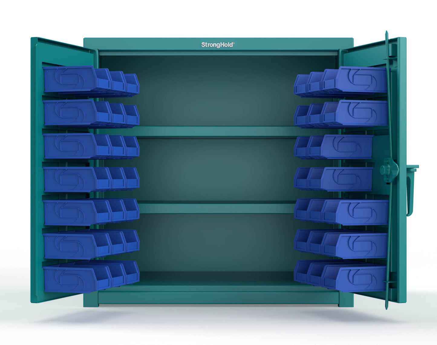 Teal (RAL 5021) / Blue (RAL 5001)