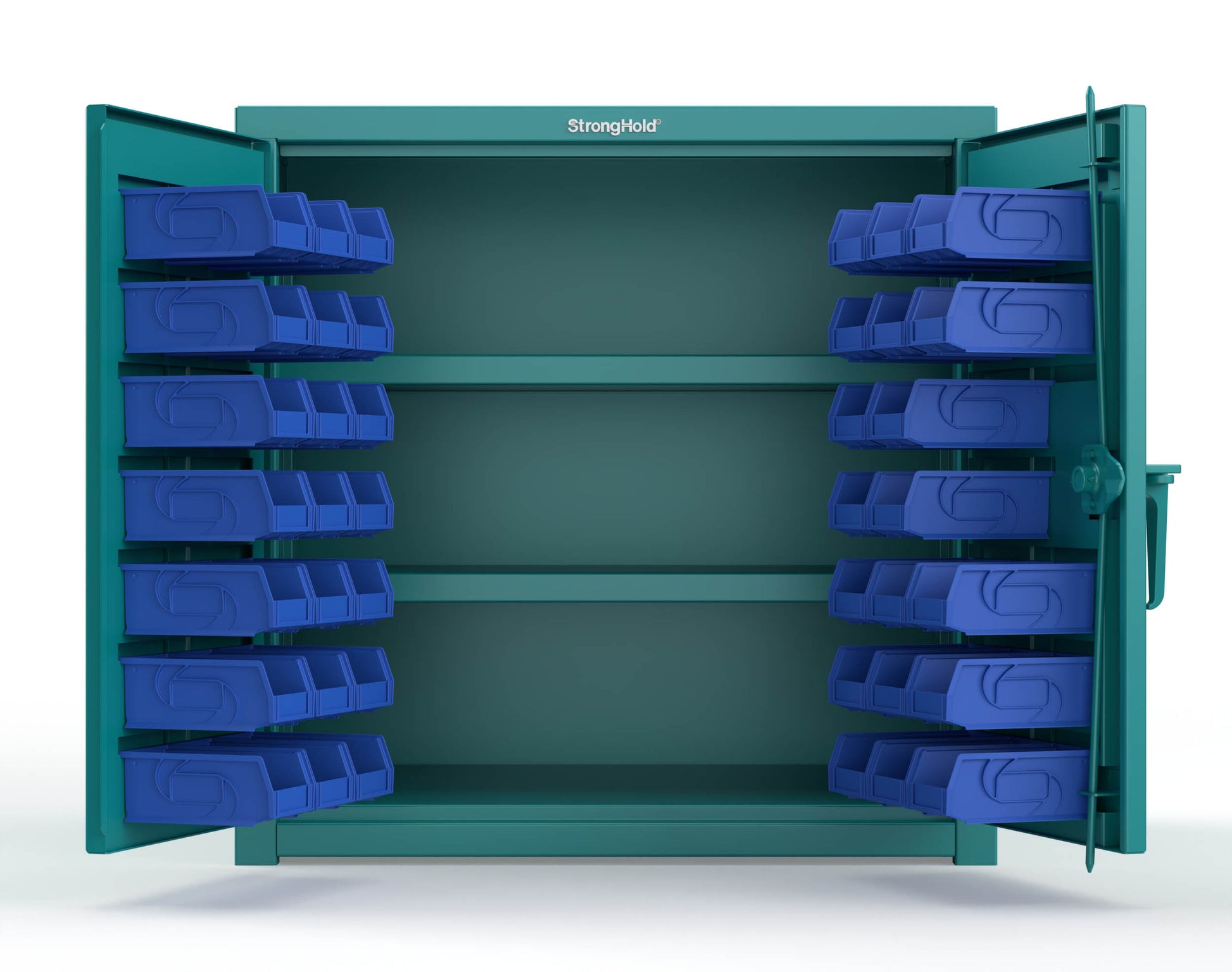 Teal (RAL 5021) / Blue (RAL 5001)