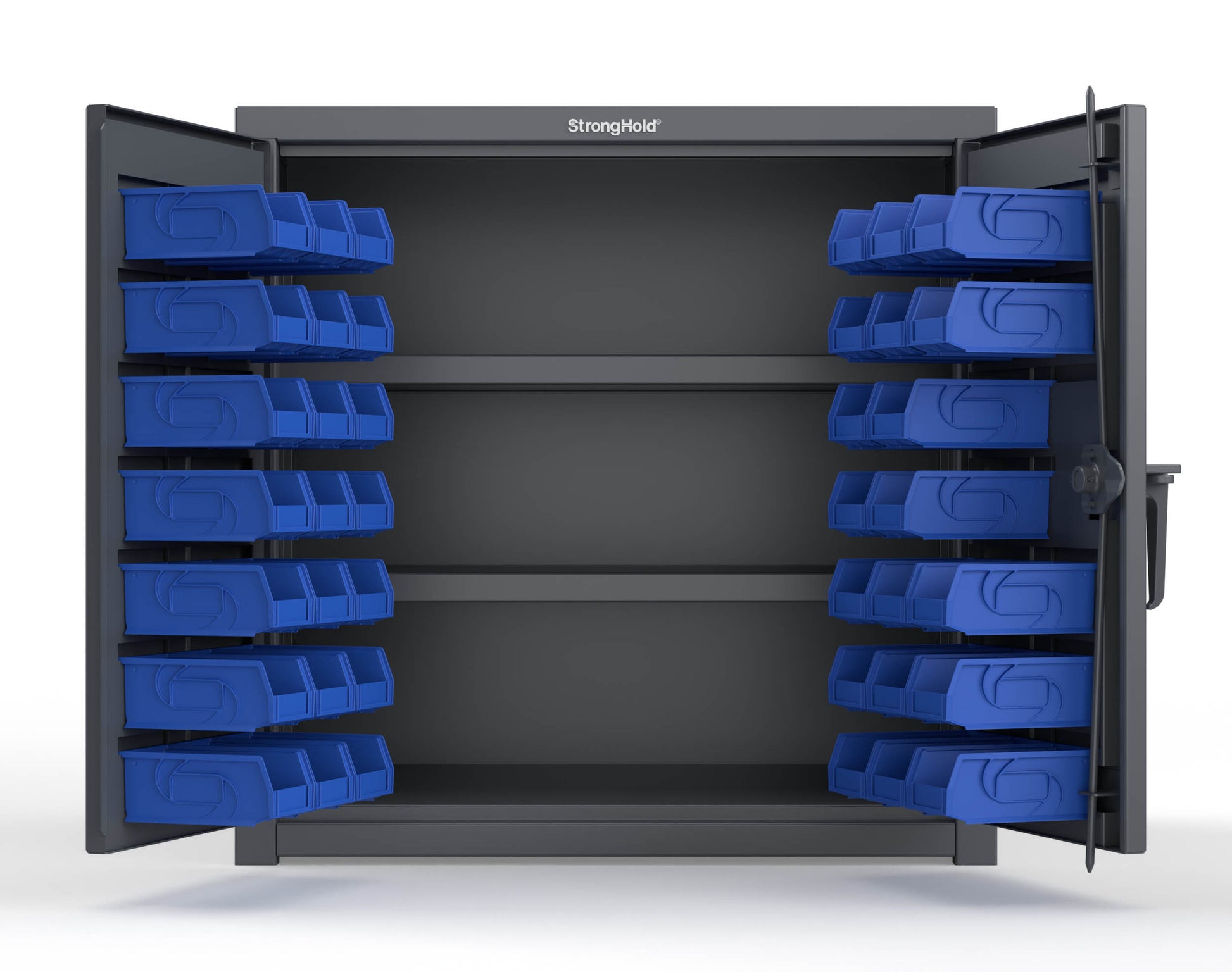 Dark Gray (RAL 7024) / Blue (RAL 5001)