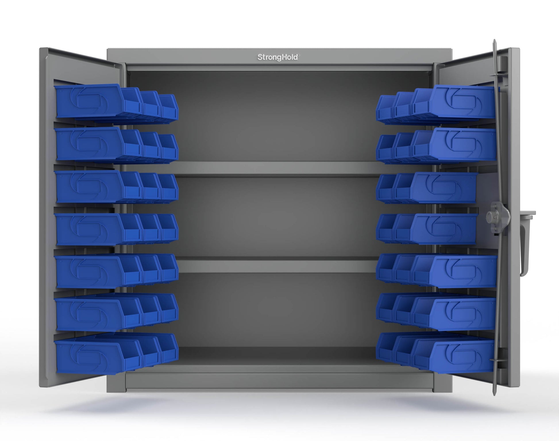 Dusty Gray (RAL 7037) / Blue (RAL 5001)