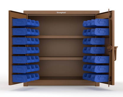 Brown (RAL 8008) / Blue (RAL 5001)