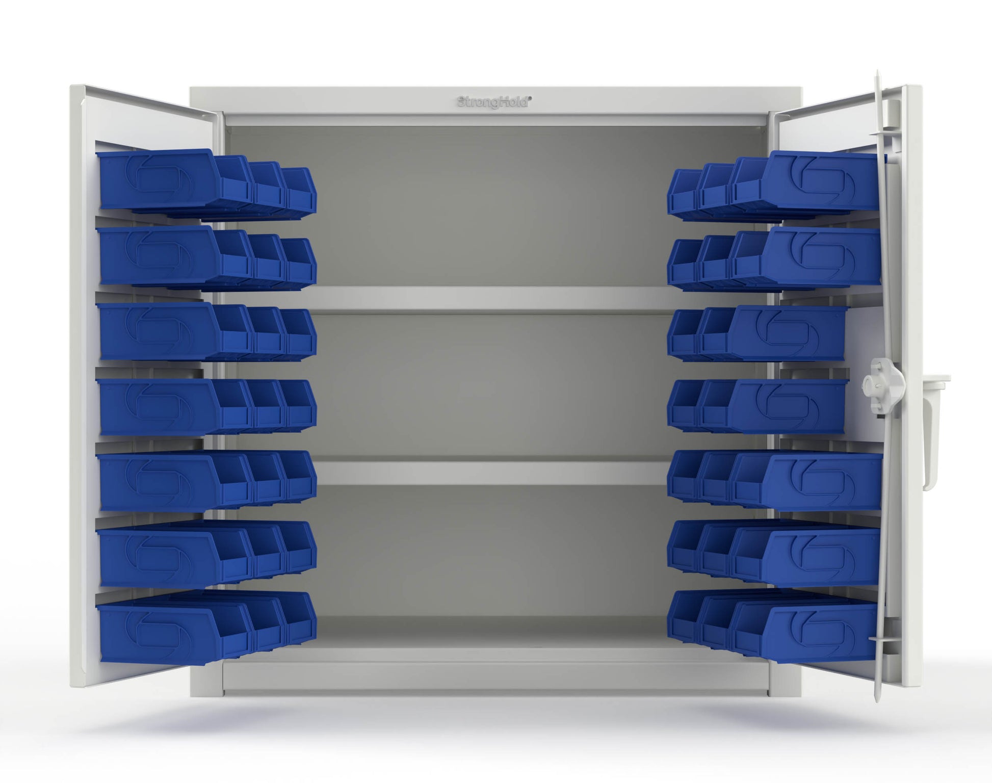 White (RAL 9003) / Blue (RAL 5001)