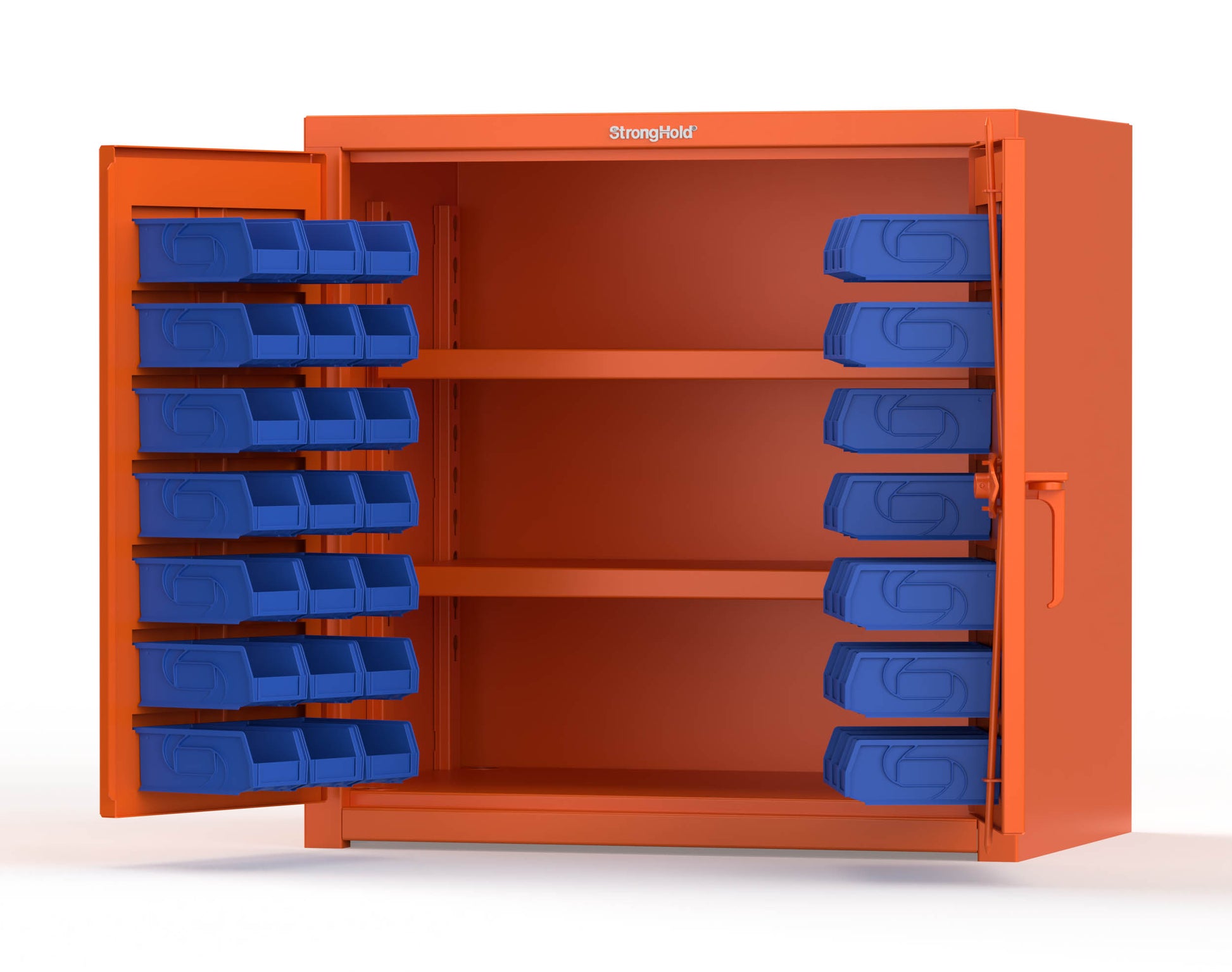 Orange (RAL 2009) / Blue (RAL 5001)