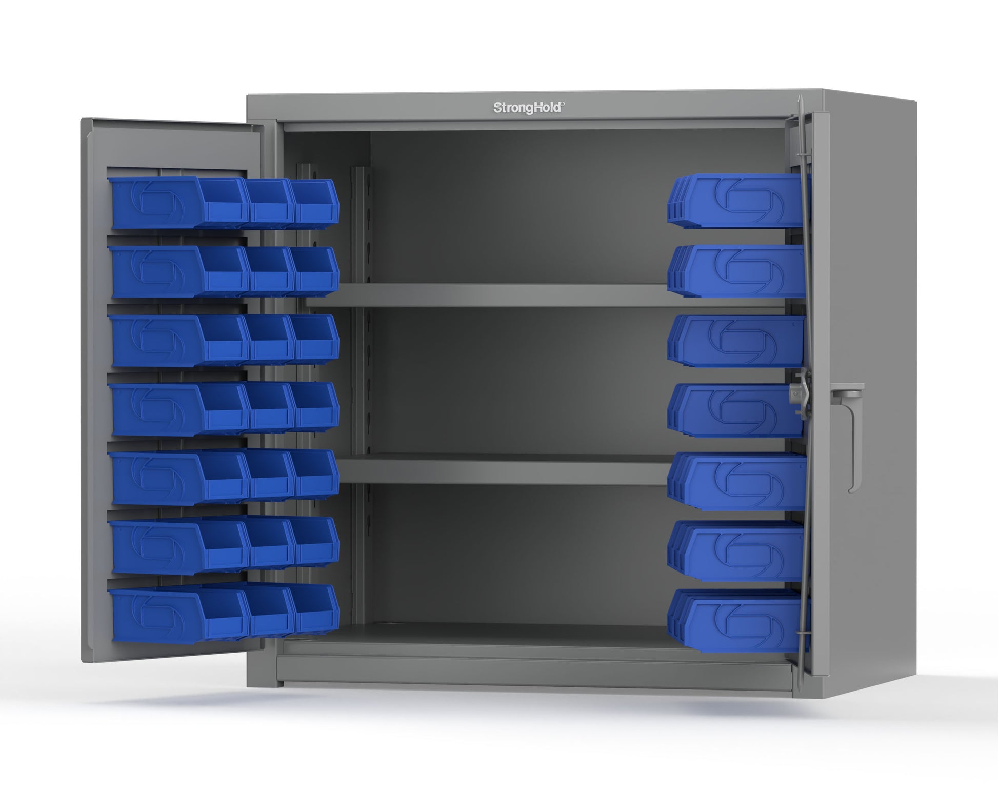 Dusty Gray (RAL 7037) / Blue (RAL 5001)