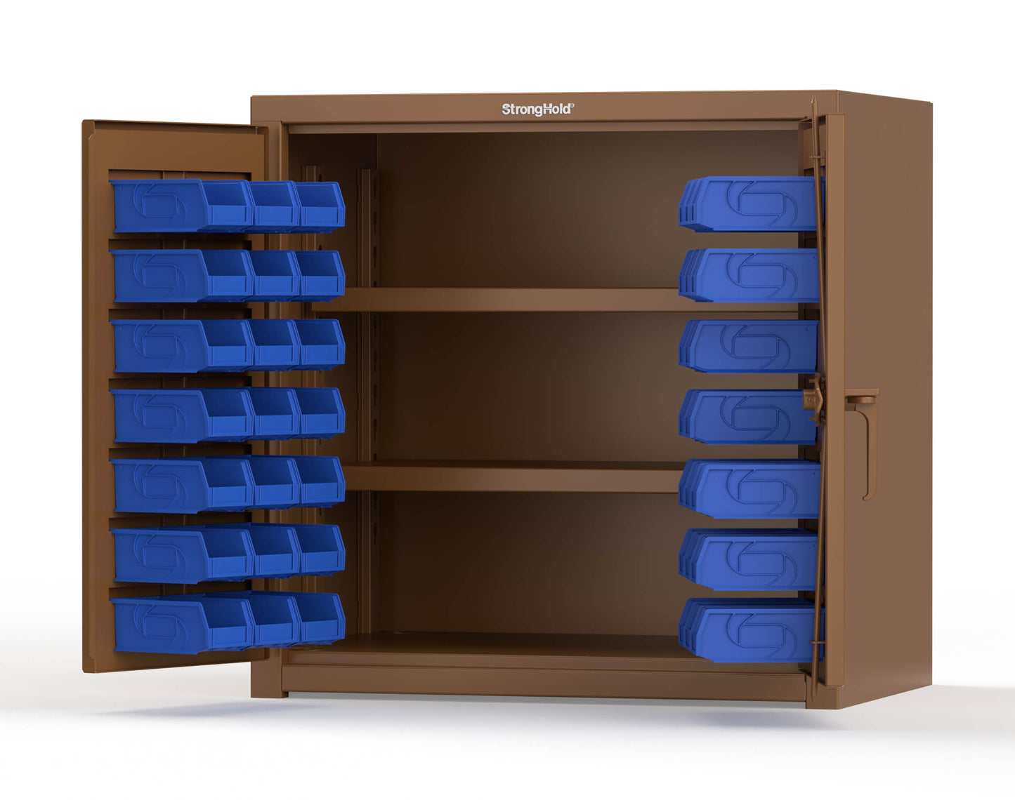 Brown (RAL 8008) / Blue (RAL 5001)