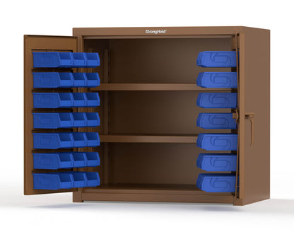 Brown (RAL 8008) / Blue (RAL 5001)