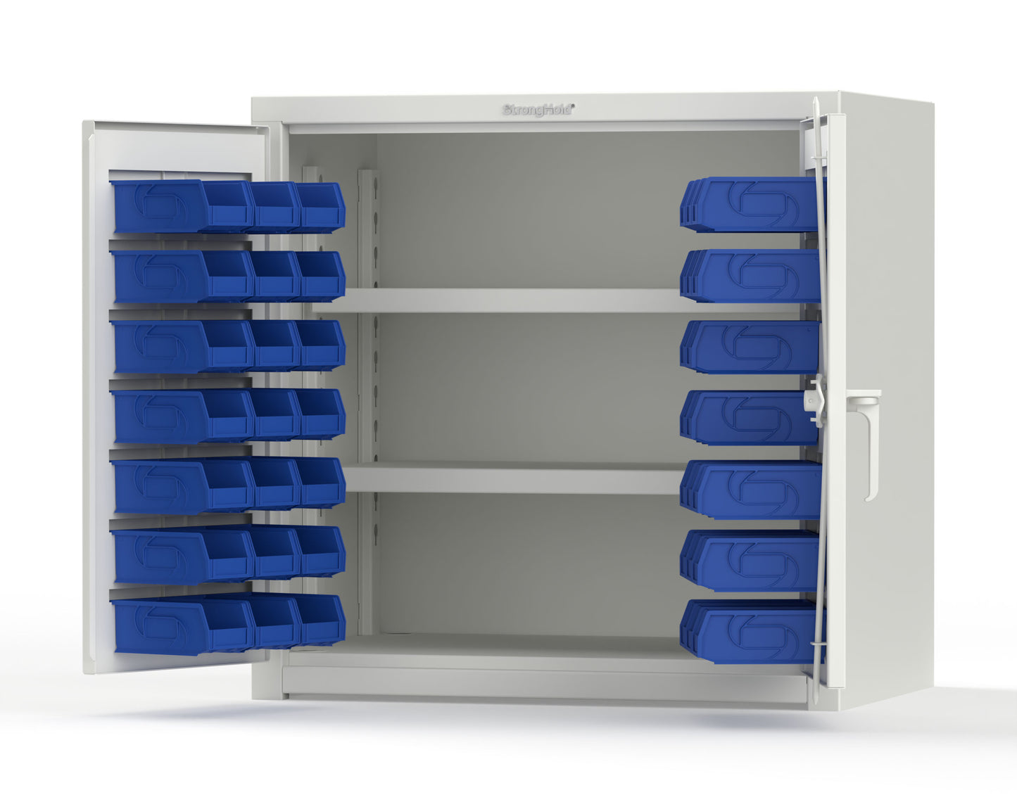 White (RAL 9003) / Blue (RAL 5001)