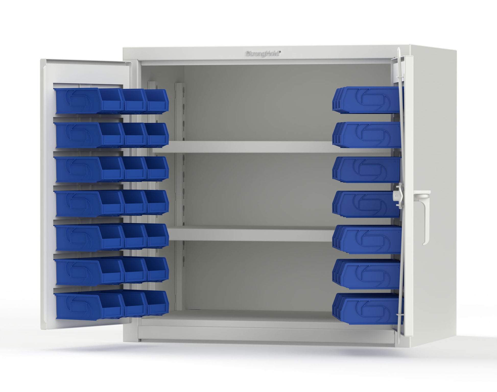 White (RAL 9003) / Blue (RAL 5001)