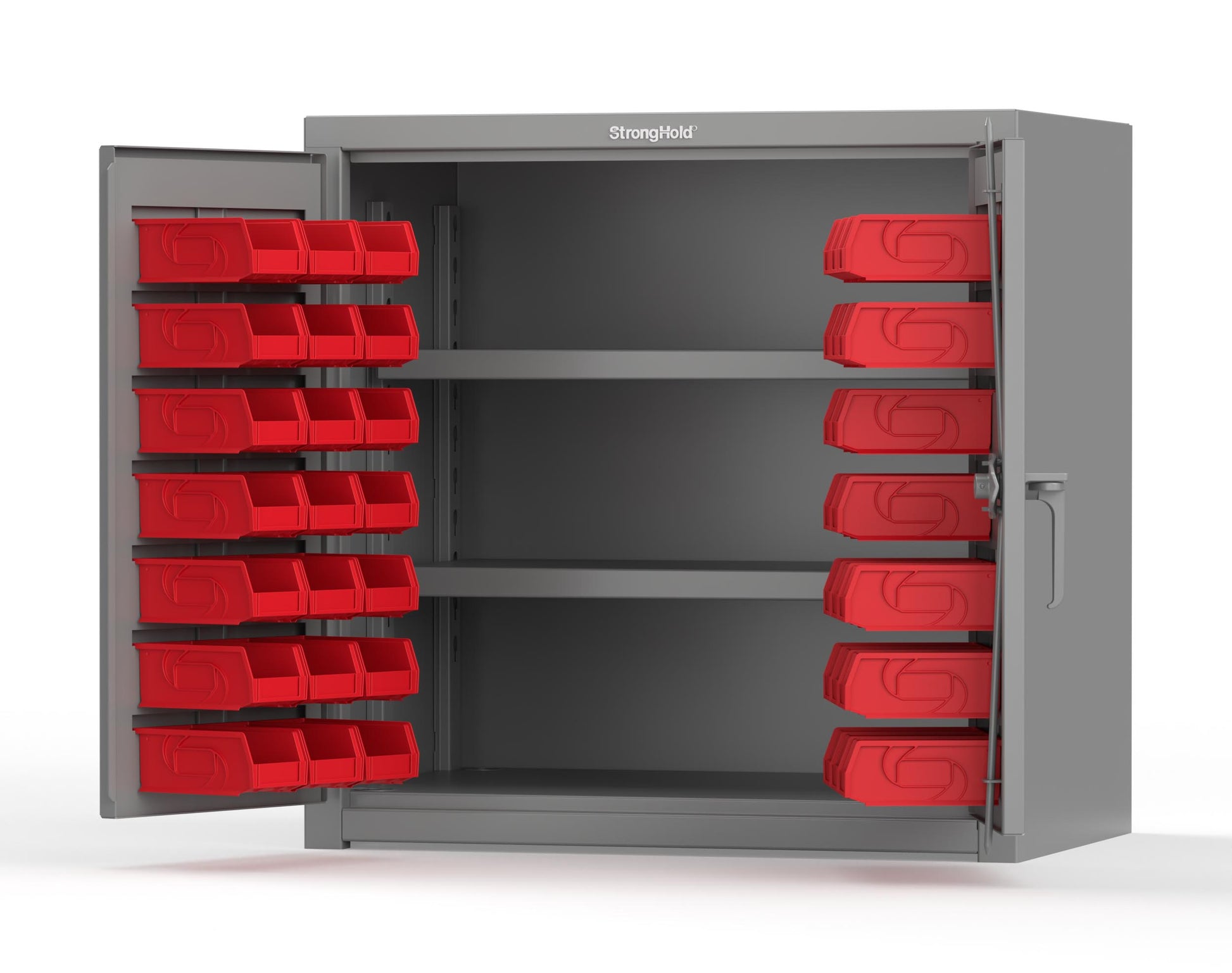 Dusty Gray (RAL 7037) / Red (RAL 3001)