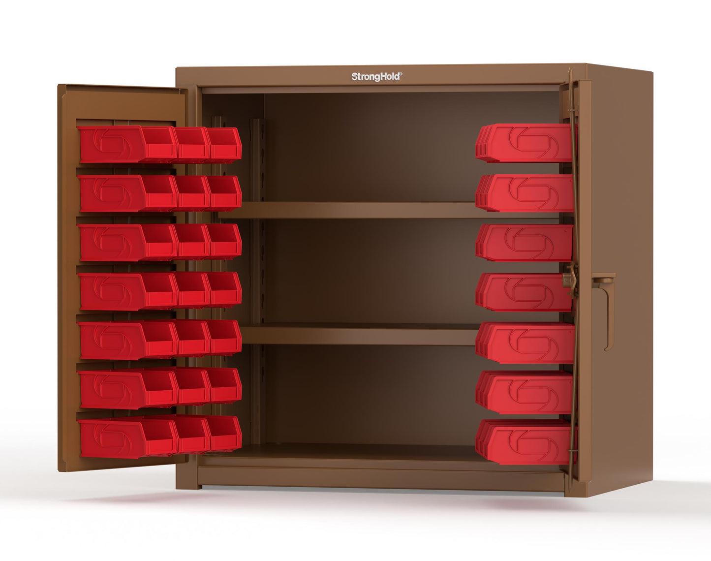 Brown (RAL 8008) / Red (RAL 3001)