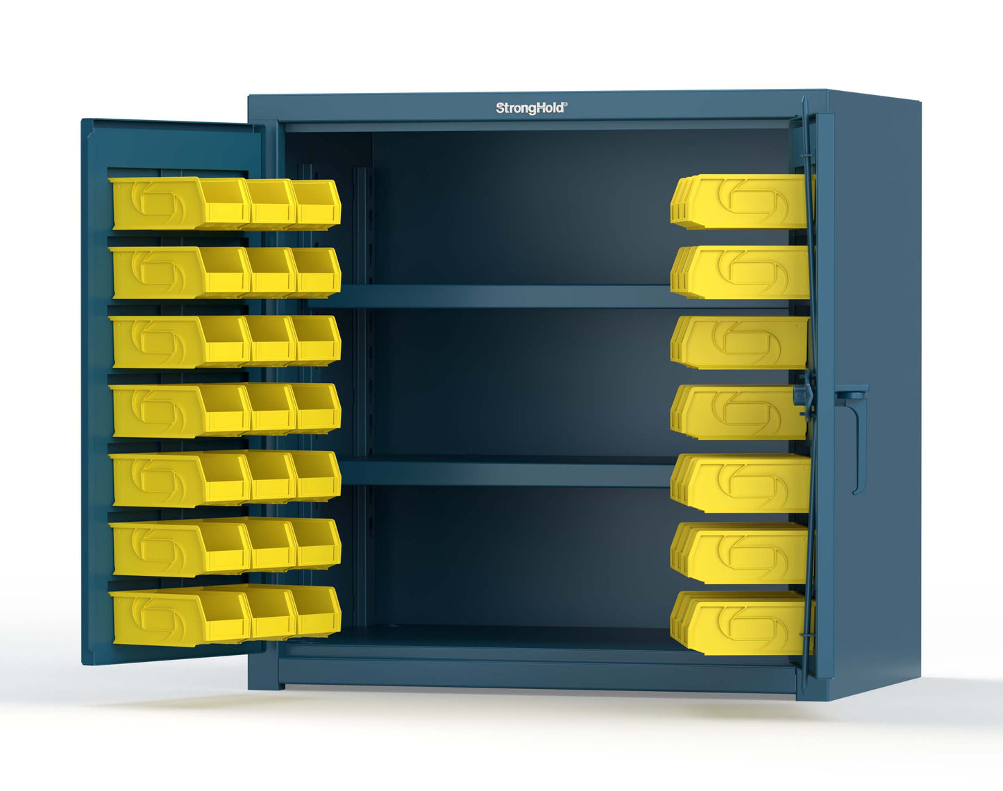 Blue (RAL 5001) / Yellow (RAL 1021)