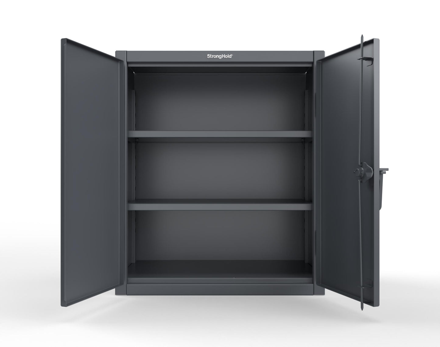 Extreme Duty 12 GA Counter-Height Cabinet with 2 Shelves - 36 In. W x 20 In. D x 42 In. H - 33.5-202-7024