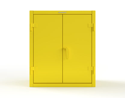 Extreme Duty 12 GA Counter-Height Cabinet with 2 Shelves - 36 In. W x 20 In. D x 42 In. H - 33.5-202-1021