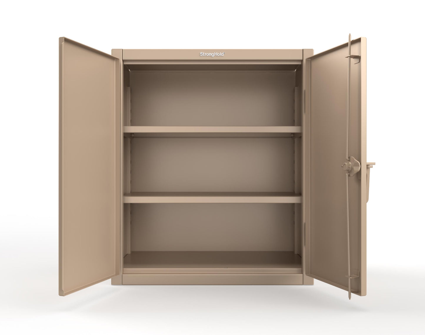 Extreme Duty 12 GA Counter-Height Cabinet with 2 Shelves - 36 In. W x 20 In. D x 42 In. H - 33.5-202-1019