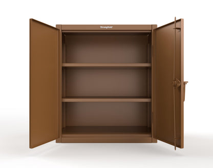 Extreme Duty 12 GA Counter-Height Cabinet with 2 Shelves - 36 In. W x 20 In. D x 42 In. H - 33.5-202-8008