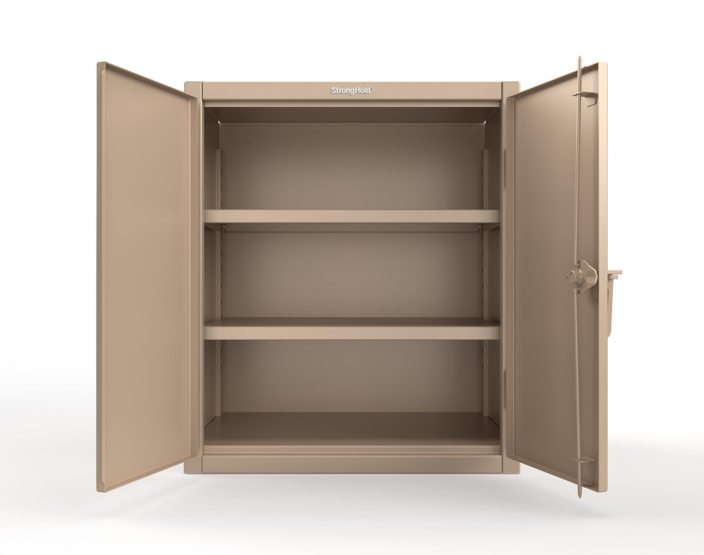 Extreme Duty 12 GA Counter-Height Cabinet with 2 Shelves - 36 In. W x 24 In. D x 42 In. H - 33.5-242-1019