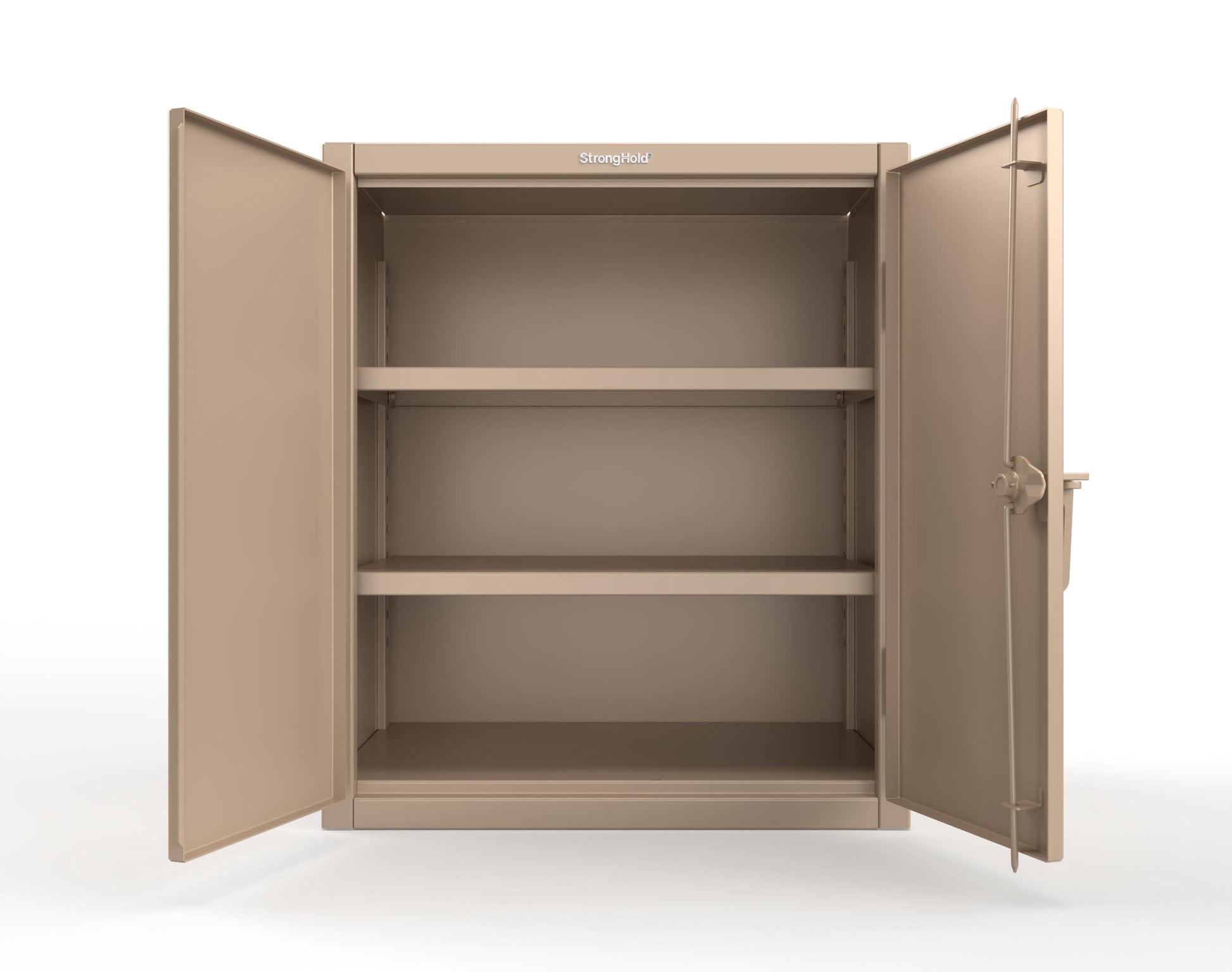 Extreme Duty 12 GA Counter-Height Cabinet with 2 Shelves - 36 In. W x 24 In. D x 42 In. H - 33.5-242-1019