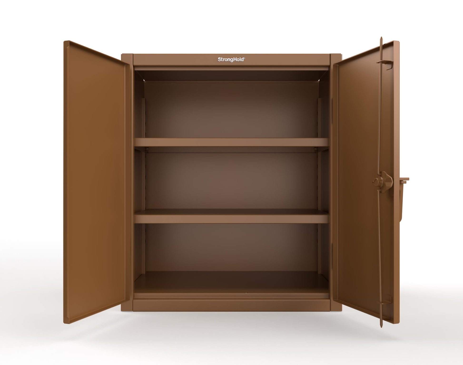 Extreme Duty 12 GA Counter-Height Cabinet with 2 Shelves - 36 In. W x 24 In. D x 42 In. H - 33.5-242-8008