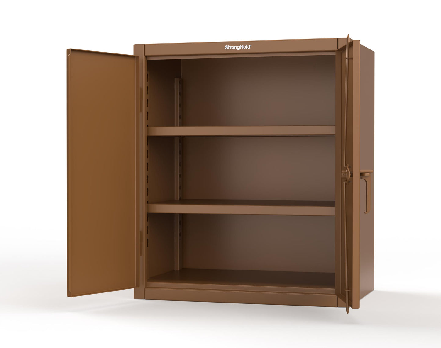 Extreme Duty 12 GA Counter-Height Cabinet with 2 Shelves - 36 In. W x 24 In. D x 42 In. H - 33.5-242-8008