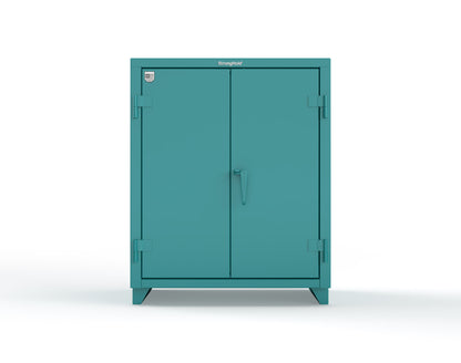 Extra Heavy Duty 14 GA Counter-Height Cabinet with 2 Shelves - 36 In. W x 24 In. D x 42 In. H - 33.6-242-L-5021