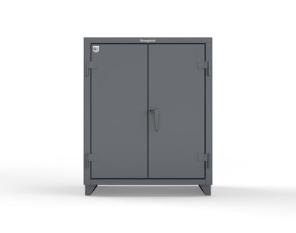 Extra Heavy Duty 14 GA Counter-Height Cabinet with 2 Shelves - 36 In. W x 24 In. D x 42 In. H - 33.6-242-L-7024