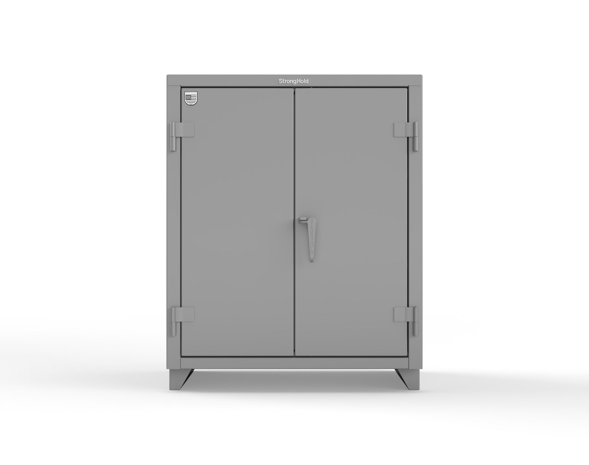 Extra Heavy Duty 14 GA Counter-Height Cabinet with 2 Shelves - 36 In. W x 24 In. D x 42 In. H - 33.6-242-L-7037
