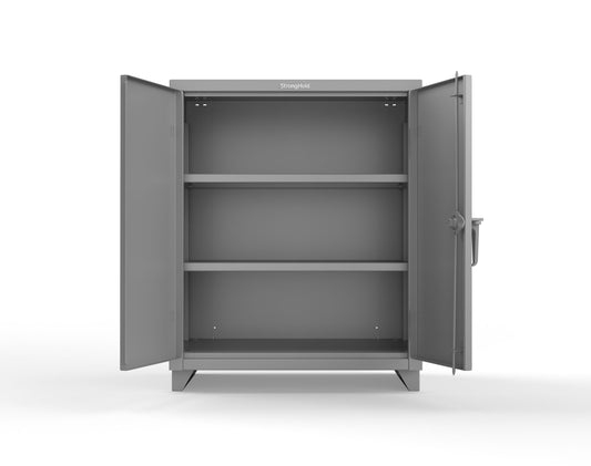 Extra Heavy Duty 14 GA Counter-Height Cabinet with 2 Shelves - 36 In. W x 24 In. D x 42 In. H - 33.6-242-L-7037
