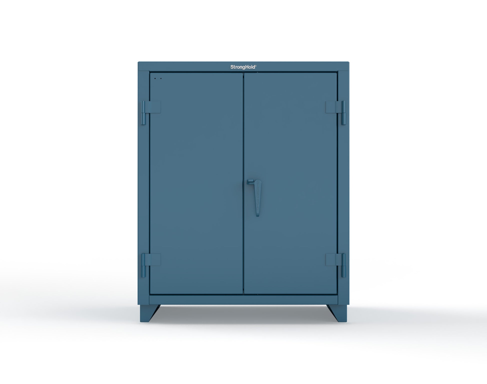 Extra Heavy Duty 14 GA Counter-Height Cabinet with 2 Shelves - 36 In. W x 24 In. D x 42 In. H - 33.6-242-L-5001