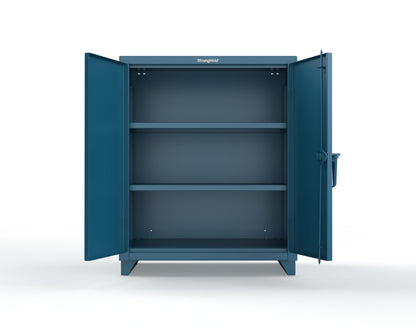 Extra Heavy Duty 14 GA Counter-Height Cabinet with 2 Shelves - 36 In. W x 24 In. D x 42 In. H - 33.6-242-L-5001