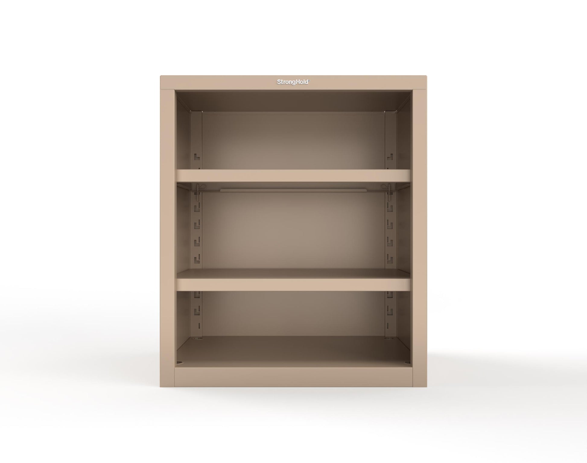 Heavy Duty 18 GA Counter-Height Closed Shelving Unit - 36 in. W x 24 in. D x 42 in. H - 33.6-CSU-242-P-1019
