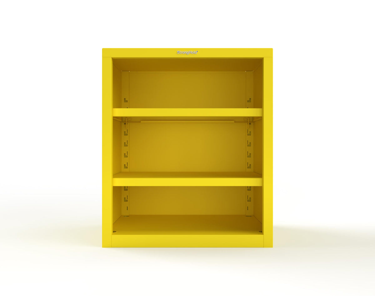 Heavy Duty 18 GA Counter-Height Closed Shelving Unit - 36 in. W x 24 in. D x 42 in. H - 33.6-CSU-242-P-1023