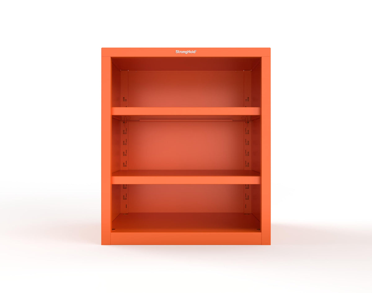Heavy Duty 18 GA Counter-Height Closed Shelving Unit - 36 in. W x 24 in. D x 42 in. H - 33.6-CSU-242-P-2004