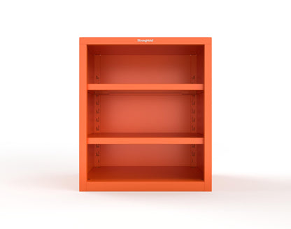 Heavy Duty 18 GA Counter-Height Closed Shelving Unit - 36 in. W x 24 in. D x 42 in. H - 33.6-CSU-242-P-2004