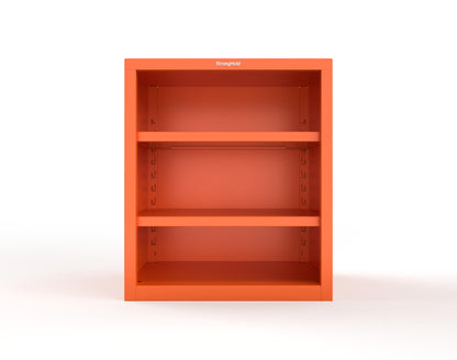 Heavy Duty 18 GA Counter-Height Closed Shelving Unit - 36 in. W x 24 in. D x 42 in. H - 33.6-CSU-242-P-2009