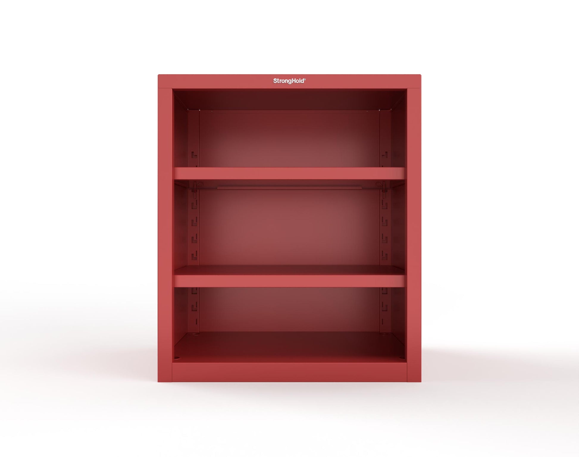 Heavy Duty 18 GA Counter-Height Closed Shelving Unit - 36 in. W x 24 in. D x 42 in. H - 33.6-CSU-242-P-3001