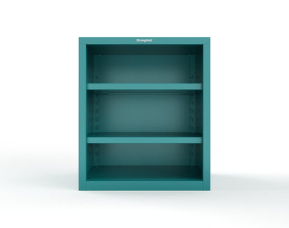 Heavy Duty 18 GA Counter-Height Closed Shelving Unit - 36 in. W x 24 in. D x 42 in. H - 33.6-CSU-242-P-5021