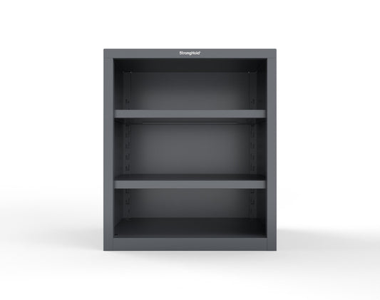 Heavy Duty 18 GA Counter-Height Closed Shelving Unit - 36 in. W x 24 in. D x 42 in. H - 33.6-CSU-242-P-7024