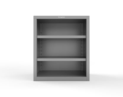 Heavy Duty 18 GA Counter-Height Closed Shelving Unit - 36 in. W x 24 in. D x 42 in. H - 33.6-CSU-242-P-7037