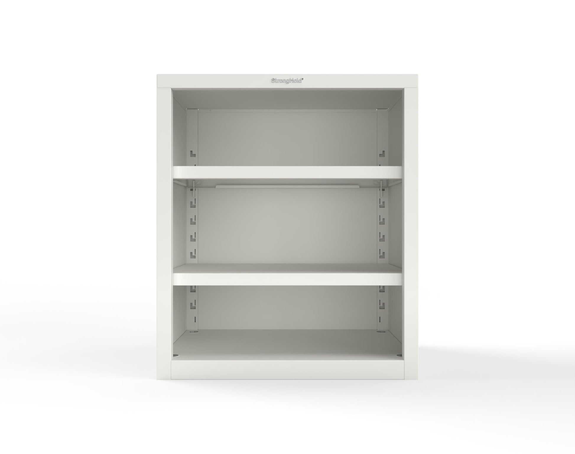Heavy Duty 18 GA Counter-Height Closed Shelving Unit - 36 in. W x 24 in. D x 42 in. H - 33.6-CSU-242-P-9003
