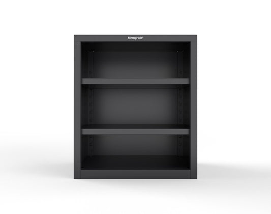 Heavy Duty 18 GA Counter-Height Closed Shelving Unit - 36 in. W x 24 in. D x 42 in. H - 33.6-CSU-242-P-9005
