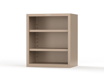 Heavy Duty 18 GA Counter-Height Closed Shelving Unit - 36 in. W x 24 in. D x 42 in. H - 33.6-CSU-242-P-1019