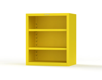 Heavy Duty 18 GA Counter-Height Closed Shelving Unit - 36 in. W x 24 in. D x 42 in. H - 33.6-CSU-242-P-1021