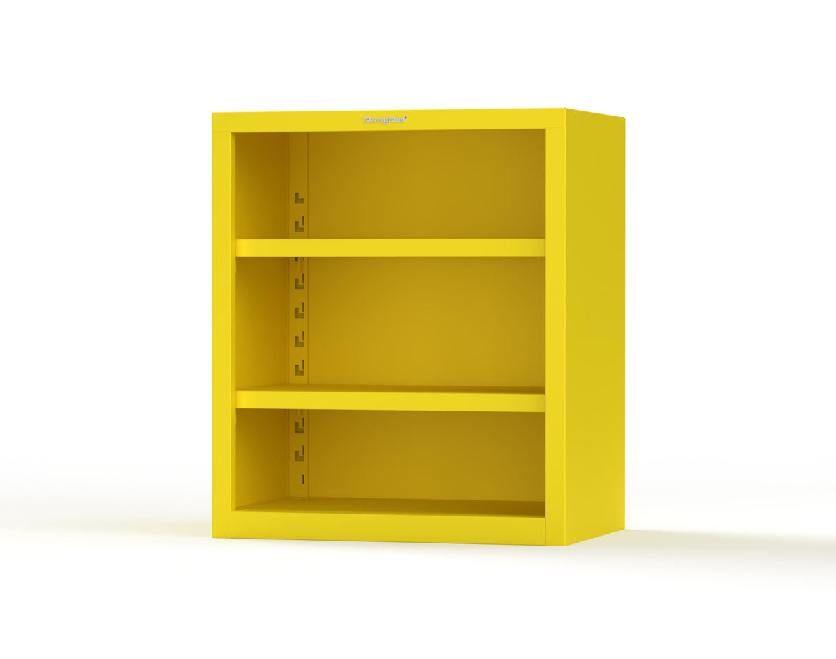 Heavy Duty 18 GA Counter-Height Closed Shelving Unit - 36 in. W x 24 in. D x 42 in. H - 33.6-CSU-242-P-1023